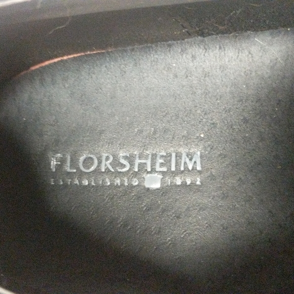 Florsheim Black Leather Loafers Men's Size 13D - Picture 3 of 13